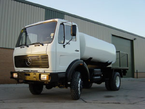 Mercedes 1017 4x4 Tanker Truck - Govsales of ex military vehicles for sale, mod surplus